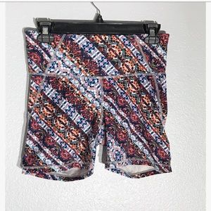 Athleta soft biker style shorts size small